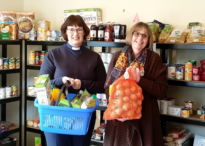 Supporting a food pantry